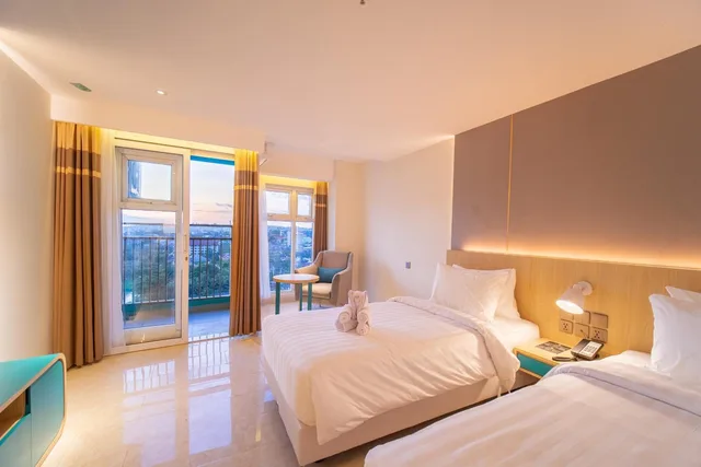 غرفة سوبيريور بسرير مزدوج أو سريرين منفصلين بإطلالة على المسبح، Pentacity Hotel Balikpapan 2/10