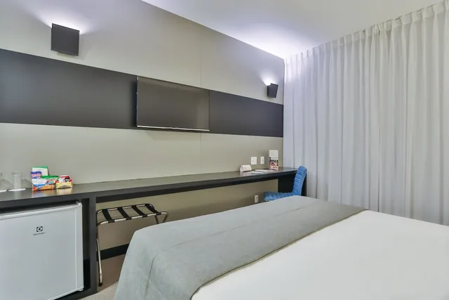 جناح ديلوكس بسرير كوين، Wyndham Garden Ribeirao Preto Convention 3/5