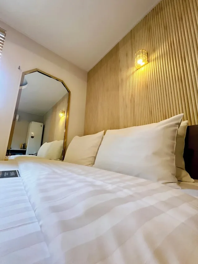 غرفة ملكية بسرير مزدوج، Hotel 24st Urban Brown Seosan Lake Park 4/10