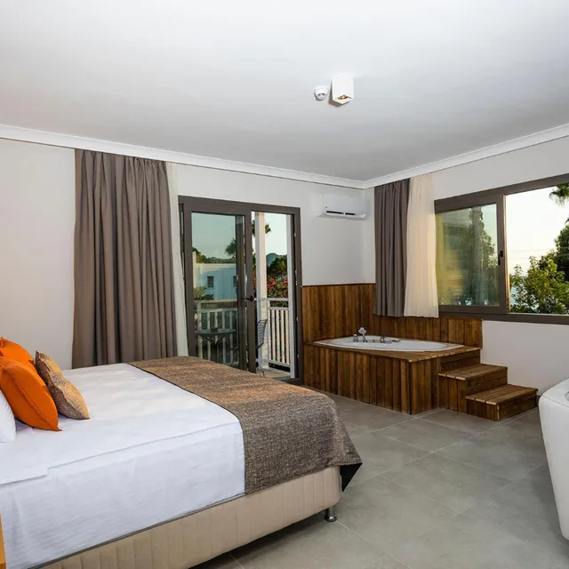 جناح بسرير كينج وسرير كوين، Yalipark Beach Hotel 8/20