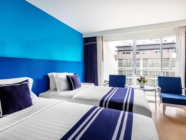 غرفة ديلوكس بسرير فردي، Blue Cabin Hotel 2/9