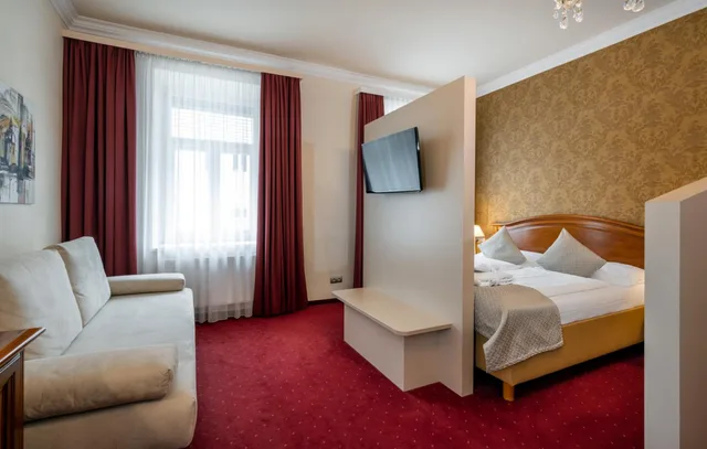 غرفة عائلية بسرير كينج، Am Mirabellplatz Hotel 5/10