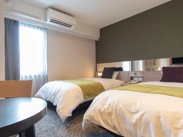 غرفة بسريرين منفصلين للمدخنين، Fujinomiya Fujikyu Hotel 2/2