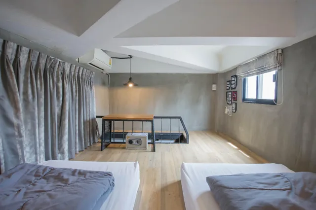 Private, Shared Bathroom, Attic, Atlas Bangkok Hotel 1/2