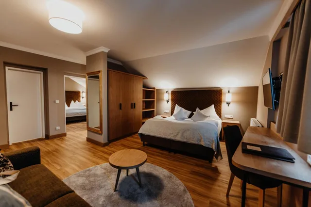 جناح بشرفة بغرفتي نوم، Post Seefeld - Wellnesshotel Tirol 1/4