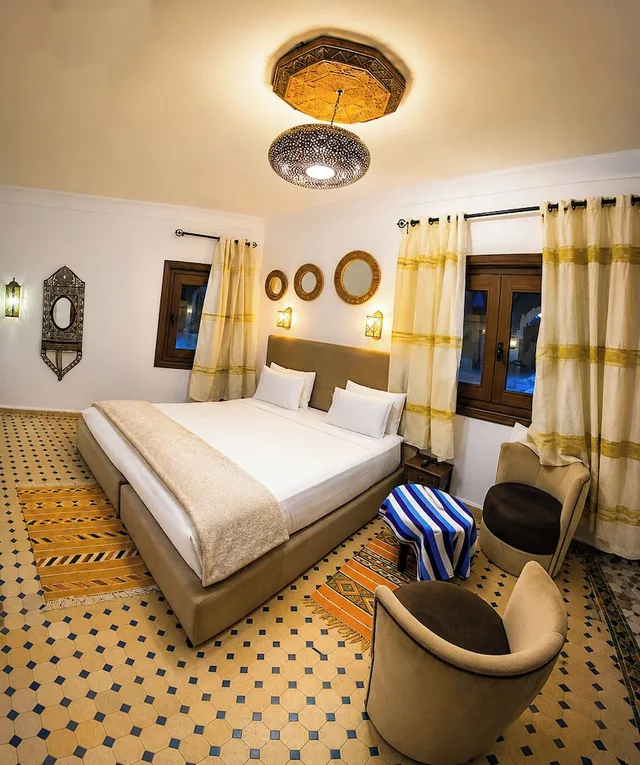 غرفة سوبيريور بسرير كينج، Riad Zaitouna Chaouen 4/10