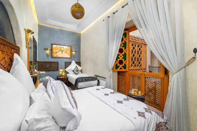 غرفة ديلوكس بسرير كينج، Riad Diamond of Marrakech 2/2