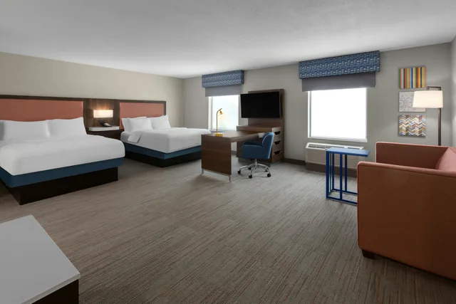 جناح بسريرين كوين لذوي الإعاقة، Hampton Inn And Suites Saginaw 1/3