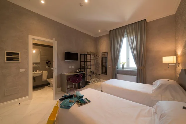 غرفة بسريرين منفصلين، Hotel Altavilla 1/2