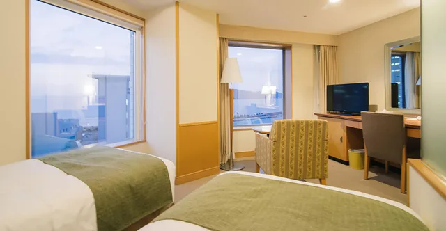 Compact Twin Non-Smoking، Jr Hotel Clement Takamatsu 5/7