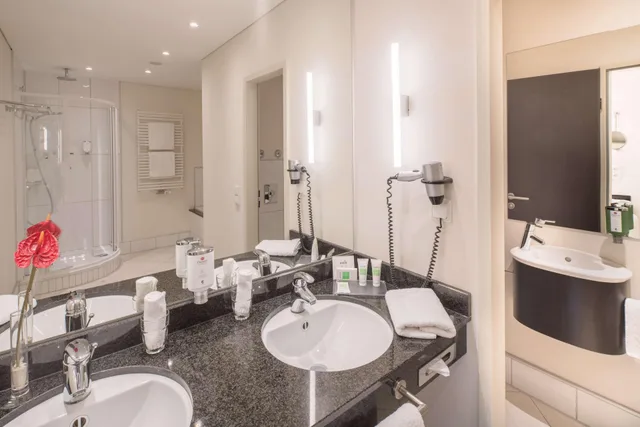Suite, King Bed, Bath and Shower, Living Area, Corner, Best Western Premier Castanea Resort Hotel 1/1