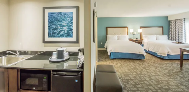 Studio, 2 Queen Beds, Sofa, Kitchenette, Hampton Inn & Suites Orlando At SeaWorld 2/8