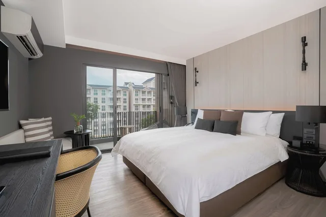 غرفة غراند ديلوكس بسرير كينج، Bayphere Hotel Pattaya JC 1/7
