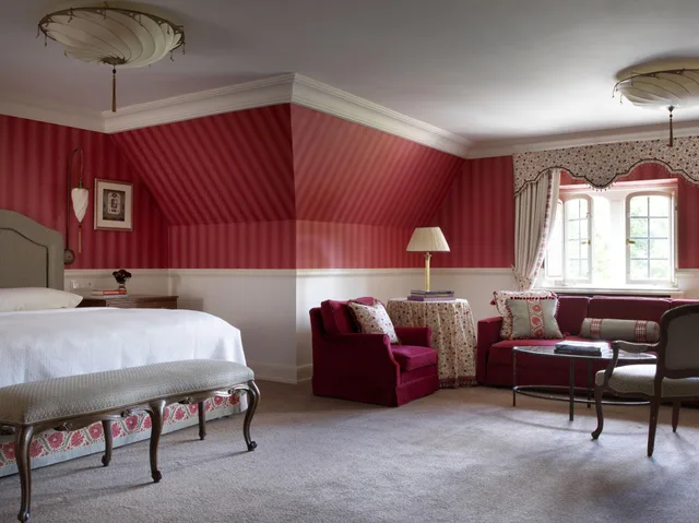 غرفة غراند بسرير مزدوج، Schlosshotel Kronberg Hotel Frankfurt 4/4