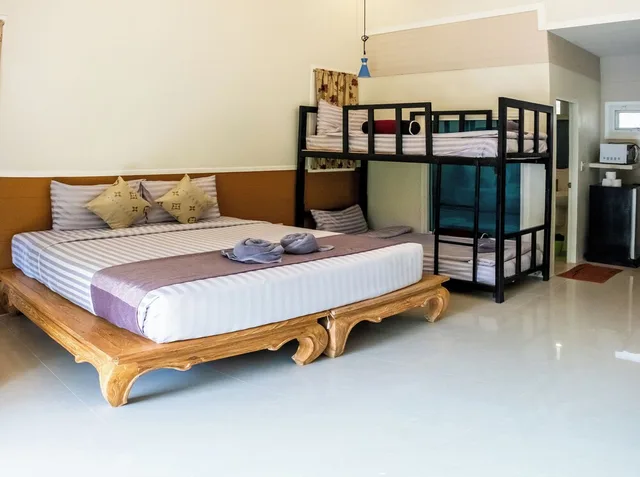 غرفة عائلية بسرير كوين، My Home Lantawadee Resort 2/5