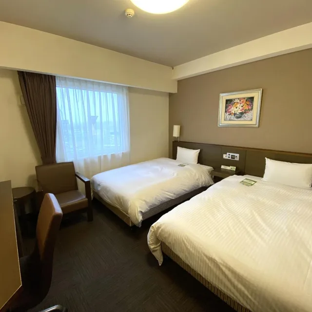غرفة كومفورت بسريرين منفصلين للمدخنين، Hotel Route-Inn Hanamaki 1/3