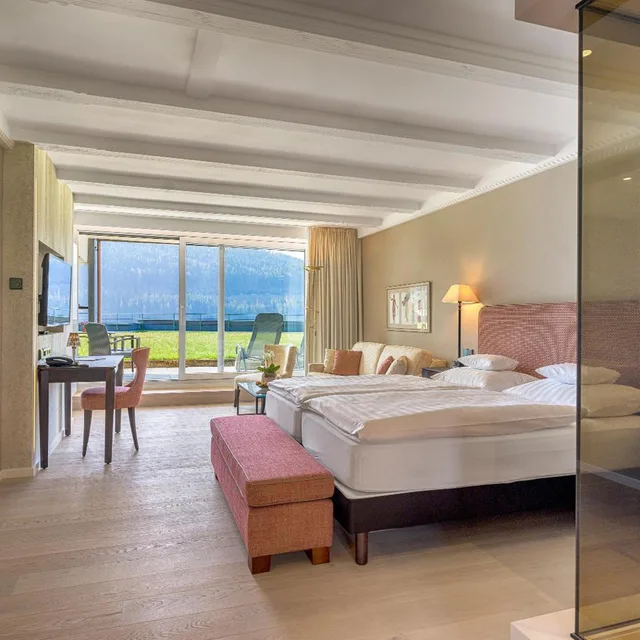 Superior, Double Bed, Lake View, Balcony or Terrace، Treschers Schwarzwaldhotel 5/10