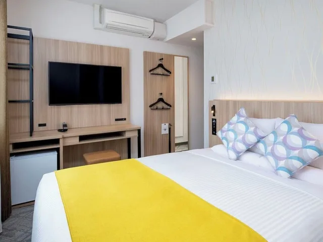 غرفة قياسية مزدوجة، Hotel Mystays Nishi-Shinjuku 2/3