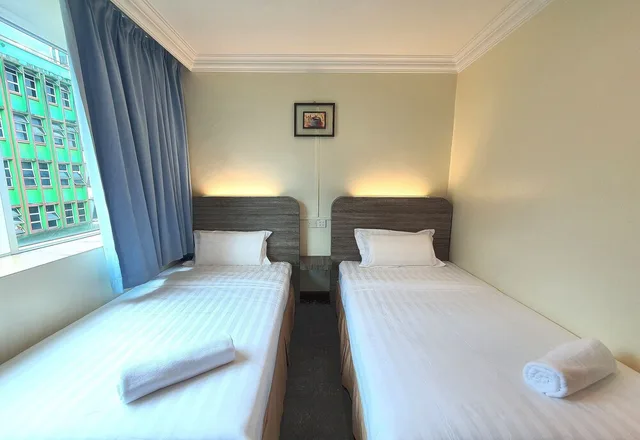 غرفة ديلوكس بسريرين منفصلين، Capital O 90939 Sandakan Central Hotel 1/5