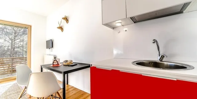 استوديو بشرفة مع أريكة، Quercus Appartements 6/6