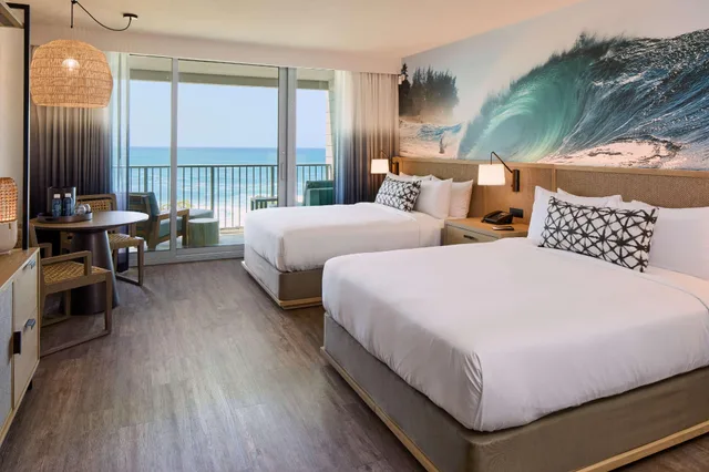 غرفة بسريرين كوين بإطلالة على البحر، The Ritz-Carlton O ahu, Turtle Bay 2/3