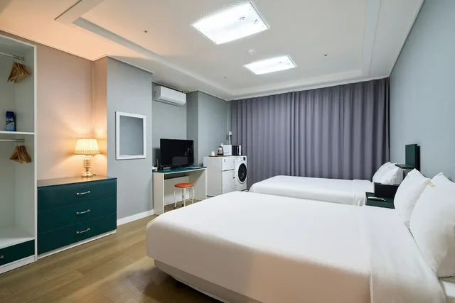 غرفة عائلية بسريرين مزدوجين، Yeongdeungpo Vip Hotel 7/10