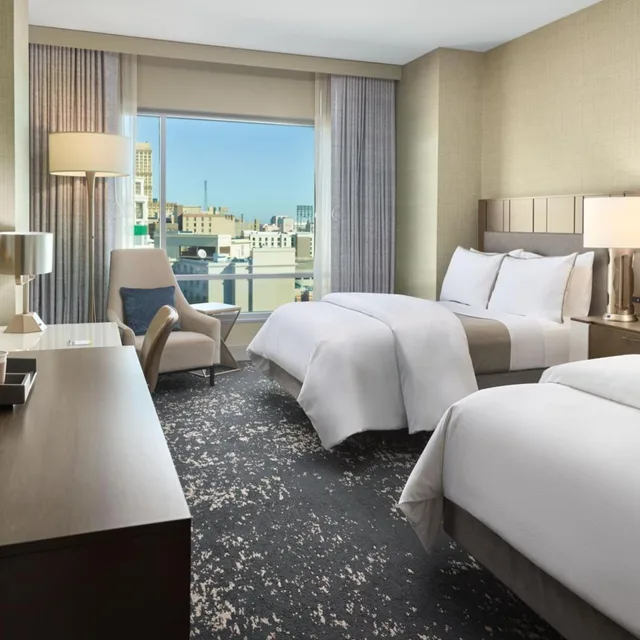 غرفة بسريرين مزدوجين لذوي الإعاقة، Westin Memphis Beale Street 6/9
