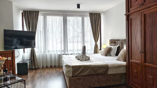استوديو ديلوكس بسرير مزدوج مع أريكة، Hotel Elegant Lux 1/10