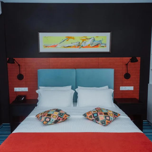 غرفة كلاسيكية بسرير مزدوج بشرفة، Tangerine Apart Hotel Batumi 10/10