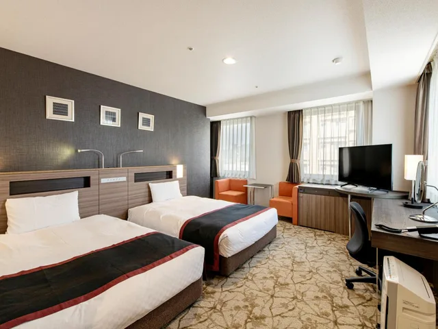 Semi Room, Deluxe, 2 Semi Double Beds، Onomichi Kokusai Hotel 1/1
