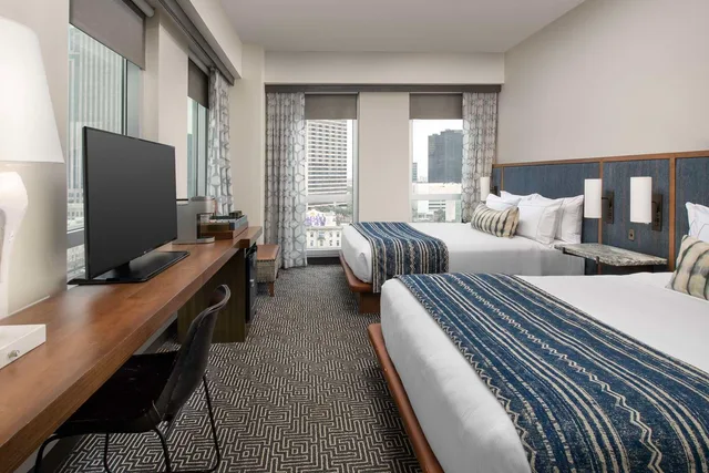 غرفة قياسية بسريرين كوين، The Troubadour Hotel New Orleans 4/5