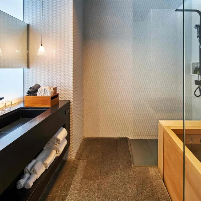 غرفة بسرير مزدوج في الملحق، Hotel Kanra Kyoto 7/8