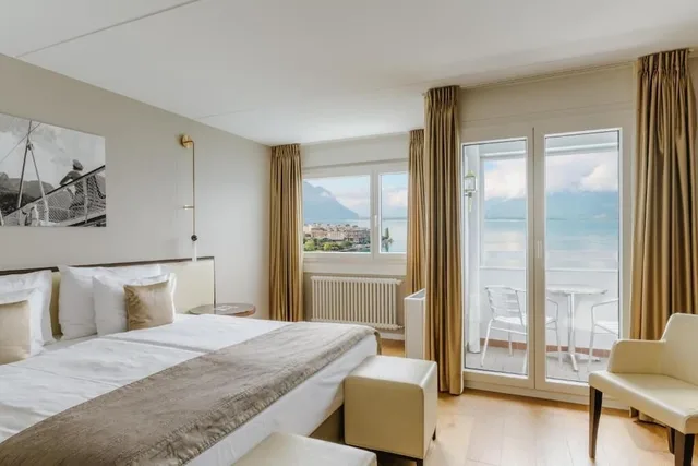 جناح بسريرين منفصلين بإطلالة على البحيرة، Hotel Mona 3/4