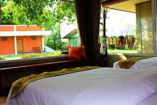 فيلا بسرير مزدوج بإطلالة على الحديقة، Villa De Bua Resort And Spa At Nan 4/7