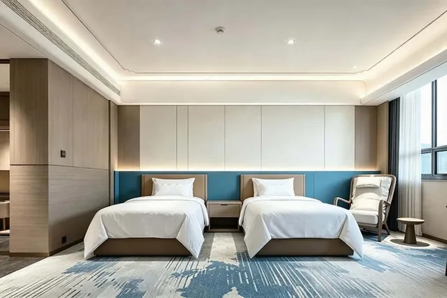 غرفة قياسية بسريرين منفصلين، Guangdong Yingbin Hotel 1/8
