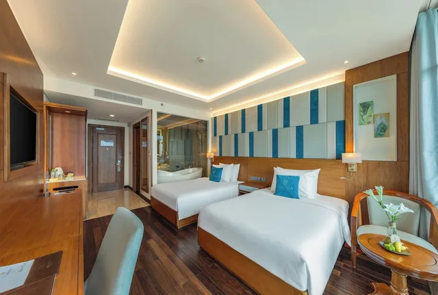 Deluxe, 2 Double Beds, Ocean Front, Balcony, Mandila Beach Hotel Danang 2/7