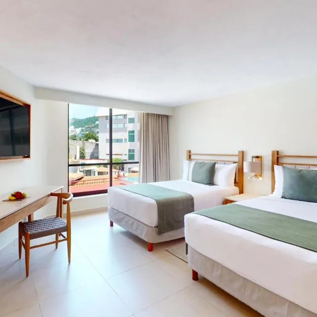غرفة ديلوكس بإطلالة جزئية على البحر، Park Royal Beach Acapulco - All Inclusive 3/10