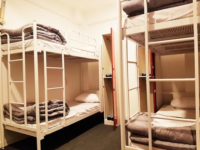 غرفة رباعية بأسرّة بطابقين بحمام مشترك، One Way Guesthouse Busan - Hostel 3/3