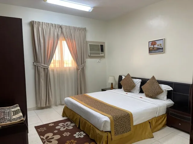 شقة بسرير مزدوج بغرفة نوم واحدة بمطبخ صغير، بنايات حماة للوحدات السكنية(Binayt Hamah Service Apartment) 1/4