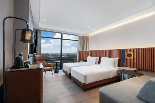 غرفة سوبيريور بسرير فردي بإطلالة على المدينة، Novotel Tangerang BSD City 2/7