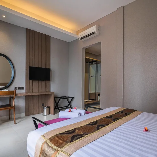 غرفة ديلوكس بسرير مزدوج، Padma Sari Hotel 6/10