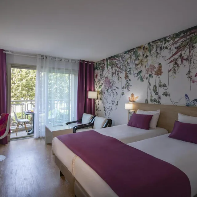 غرفة ديلوكس بسرير مزدوج، Chambord Hotel Menton 4/10