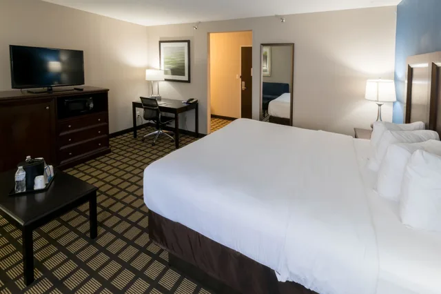 غرفة بزنس بسرير كينج، Baymont By Wyndham Detroit Airport/Romulus 1/3