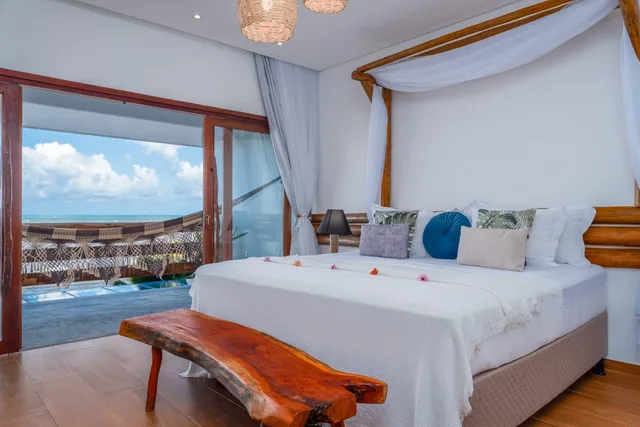 جناح اقتصادي بسرير مزدوج بإطلالة على البحر، Villa Pantai Boutique Hotel Maragogi 2/3