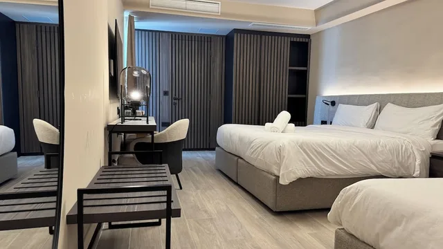 غرفة ثلاثية بثلاثة أسرّة، Aste Hotel 3/6