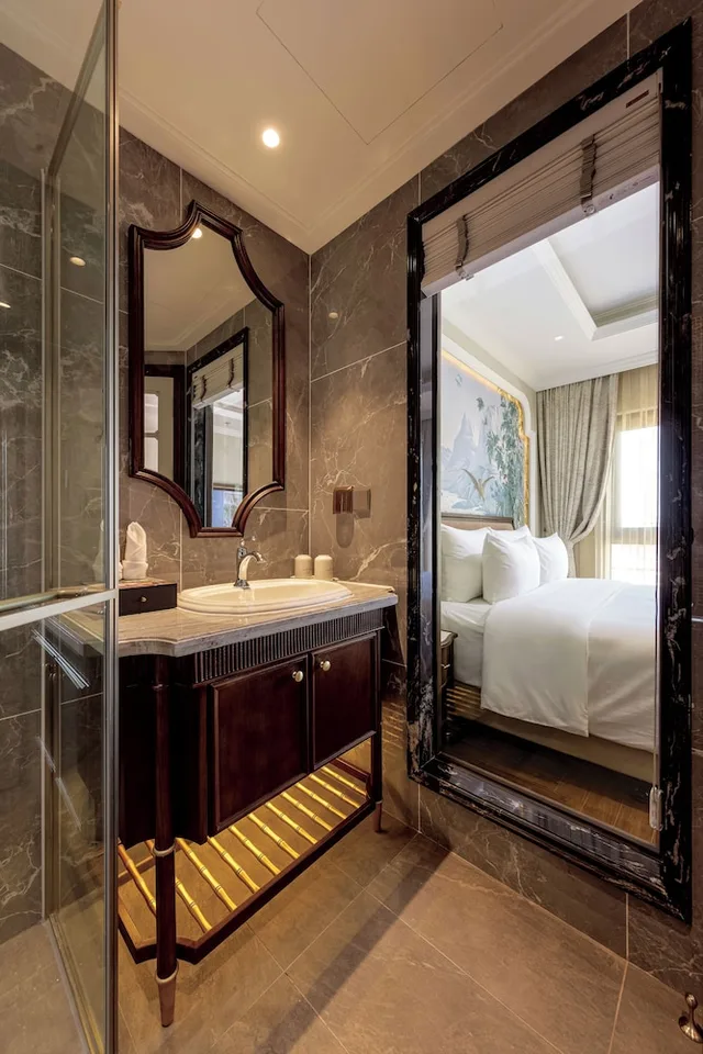 غرفة بريميوم ديلوكس بسرير كينج بإطلالة على المدينة، Heritage Hamlong Hotel & Spa 10/10