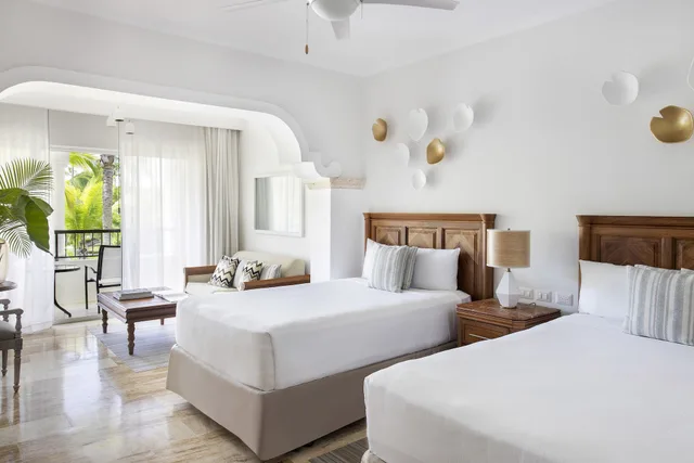 غرفة جونيور بسريرين منفصلين بإطلالة على الحديقة، Paradisus Palma Real Golf & Spa Resort 3/7
