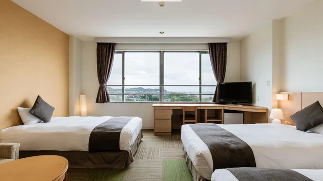 غرفة سوبيريور ثلاثية بسريرين منفصلين، Kamenoi Hotel Chitamihama 1/1