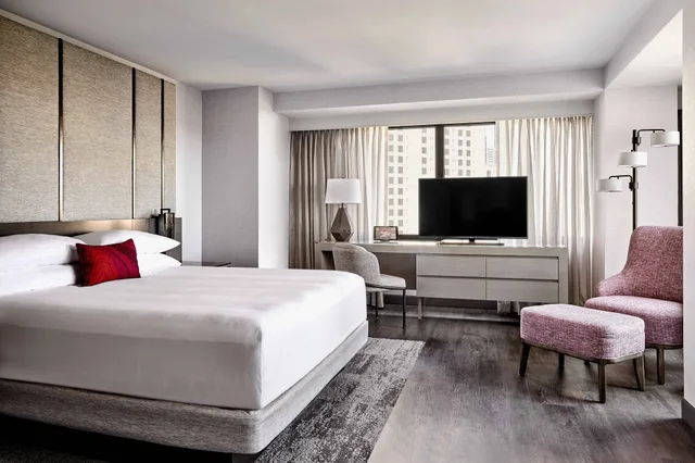 غرفة ركنية بسرير كينج بإطلالة على المدينة، San Francisco Marriott Marquis 2/5