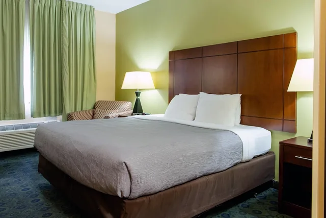 Room, King Bed, Accessible, Quality Inn & Suites Bloomington I-55 and I-74 1/4